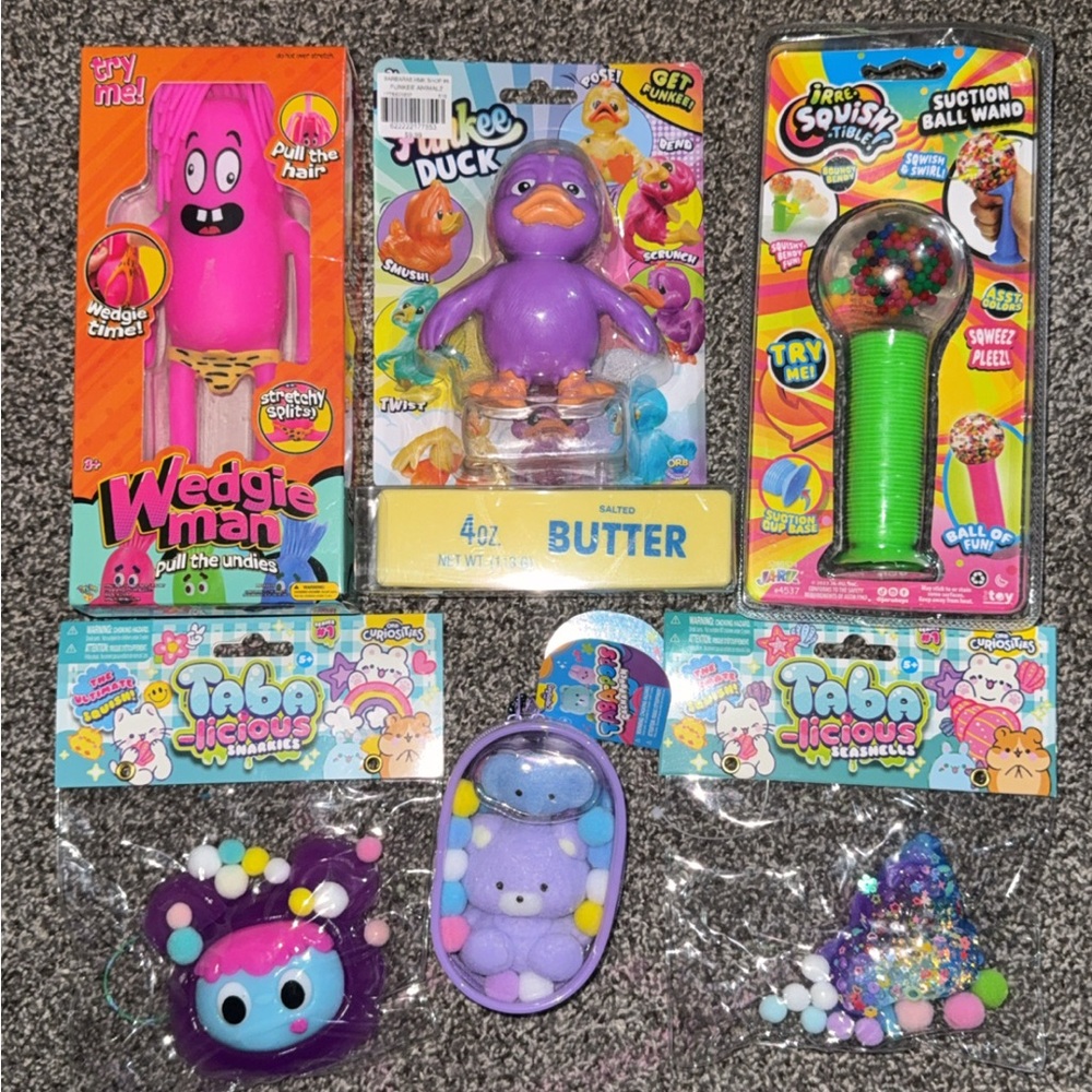VIRAL SQUISHY SENSORY FIDGET LOT - TABA SQUISHY - BRAND NEW